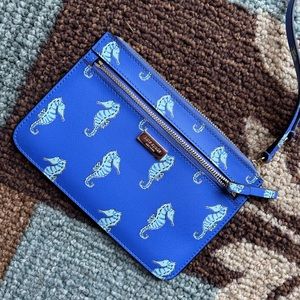 kate spade seahorse wristlet